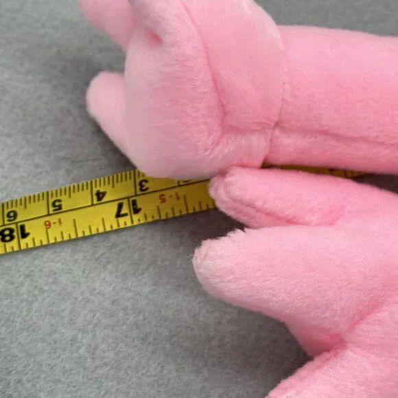 Pinky Flamingo Plush 1998 17" Bird Stuffed Toy Vintage TY Beanie Buddy - Picture 10 of 11